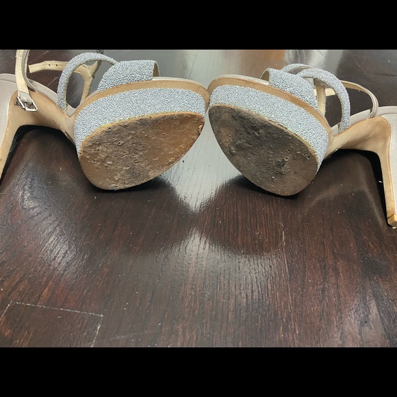 Pelle Moda platform - Silver. Size 8M - Picture 4 of 4